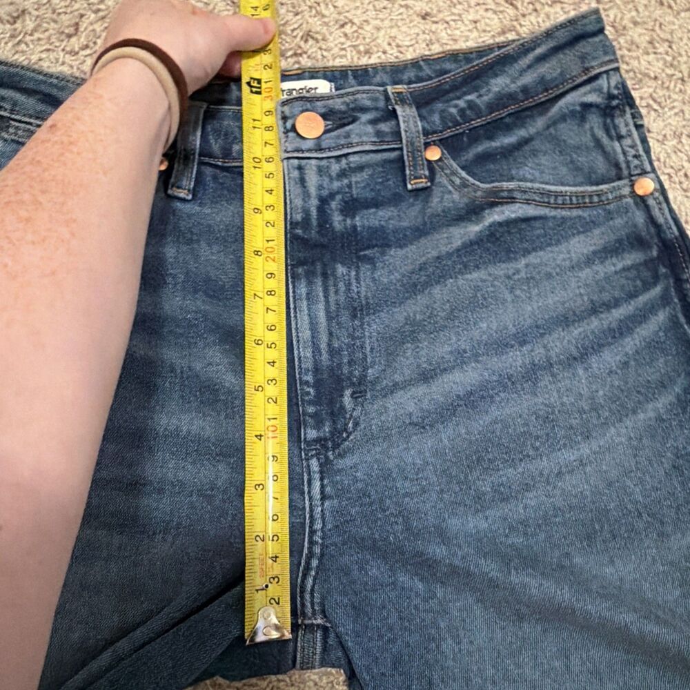 Wrangler Wanderer High Rise Flare Jeans Medium Blue 622 - Womens 28 X 32 - Picture 13 of 15